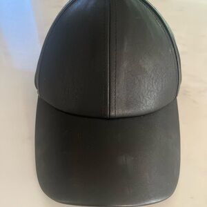 Wilfred Dark Leather Hat